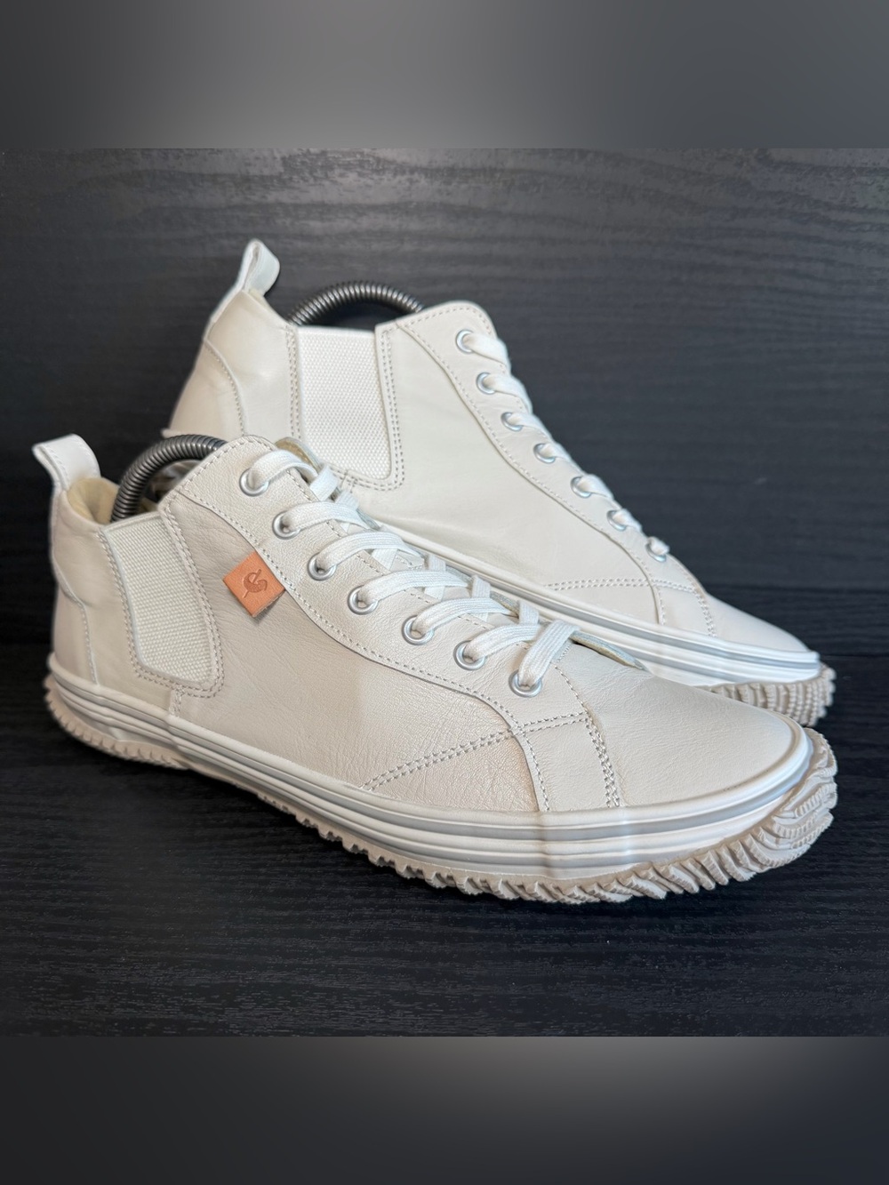 Spingle Move SPM-442 Sneaker Sz M (Men’s 7.5 / Womens 9) Kangaroo Leather Ivory